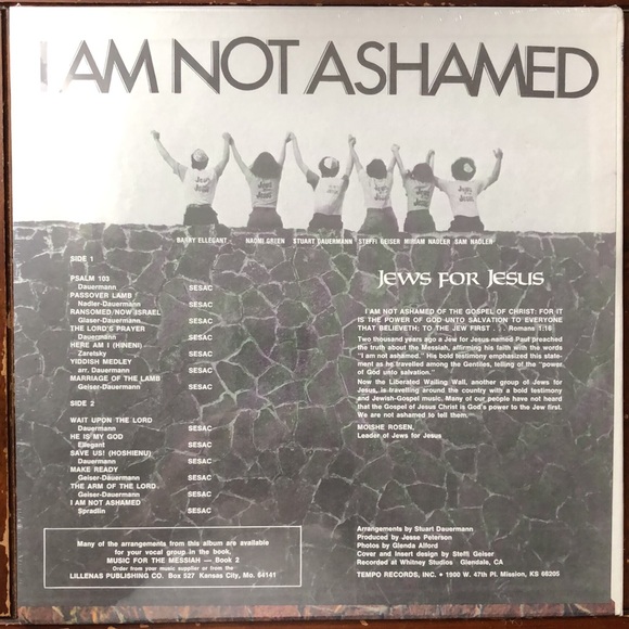 I Am Not Ashamed Vinyl Lp '74 *Unopened Original Seal* - Picture 2 of 2